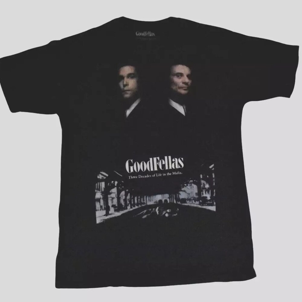 Goodfellas Mens Three Decades Of Life In The Mafia Movie Poster Shirt New